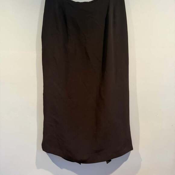 Talbots Black 100% Silk Skirt Size 18 - Picture 1 of 5